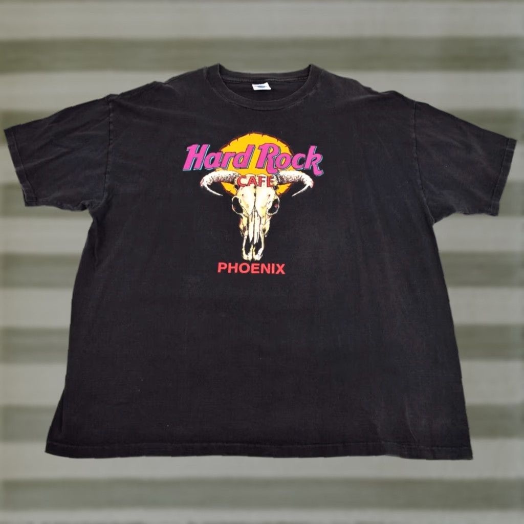 Hard Rock Cafe Vintage Hard Rock Cafe T Shirt Shirt Unisex 90s Black Xl Xxl Made Usa Phoenix Cow Sku Hoodie, Sweatshirt
