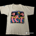 Fruit Of The Loom 80 S Lido Beach Tropical Carmen Flamingos Art Retro T Shirt