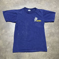 Vintage 90s Nasa Blue Astronaut Rocket Graphic T Shirt