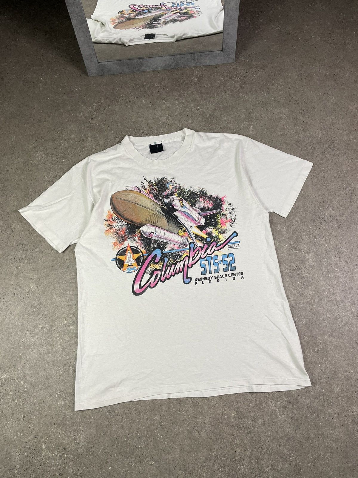 Vintage 1992 Nasa Kennedy Space Center Florida 90s T Shirt