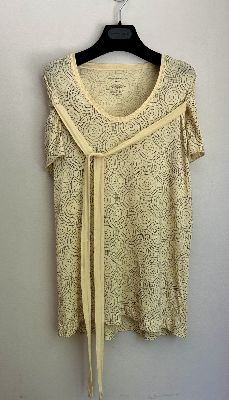 Van Noten Dries Van Noten Vintage Psychedelic Strap Tie Up T Shirt