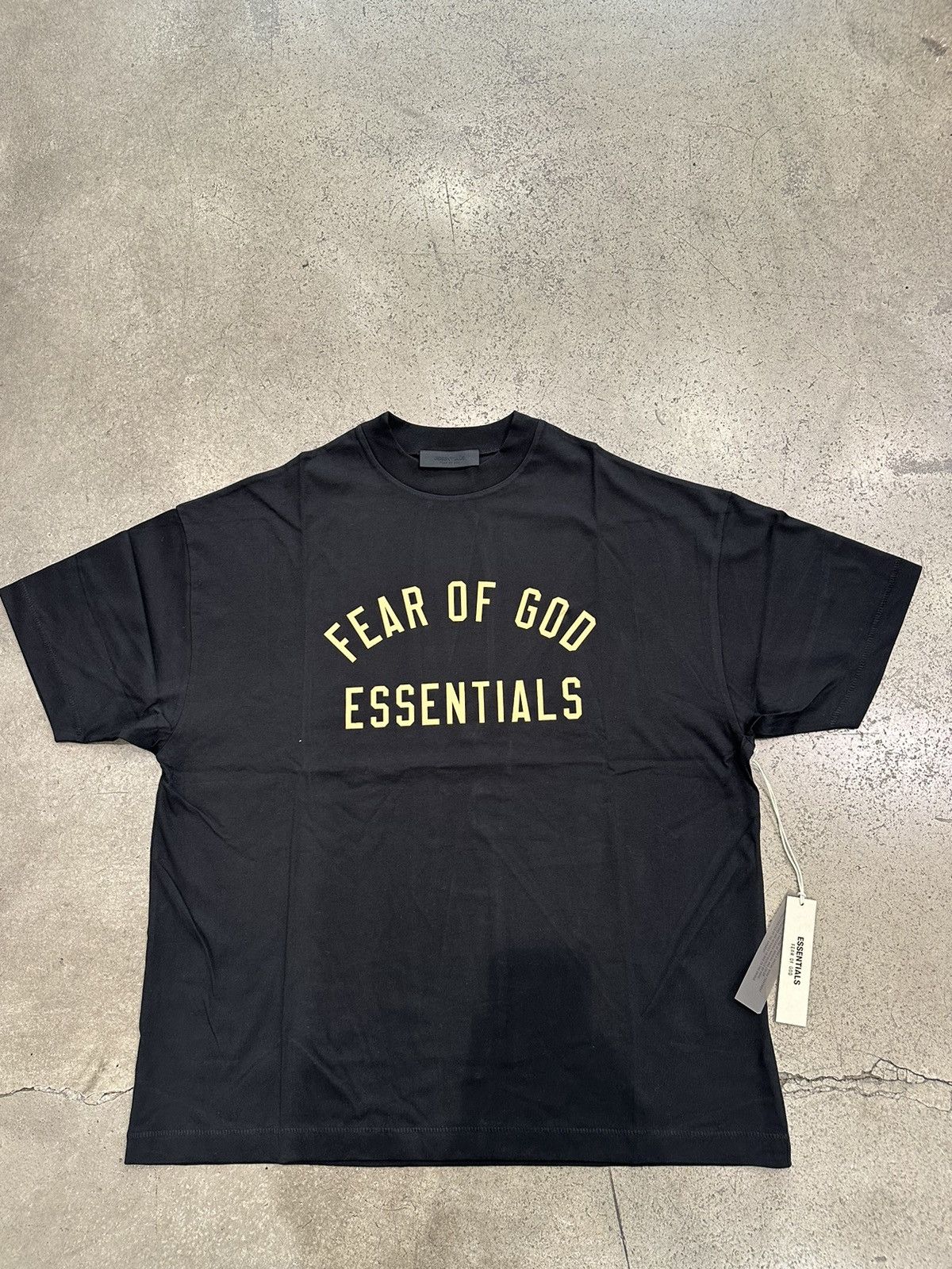 Essentials Jersey Crewneck T Shirt Black Hoodie, Sweatshirt | FlexRushtees.com