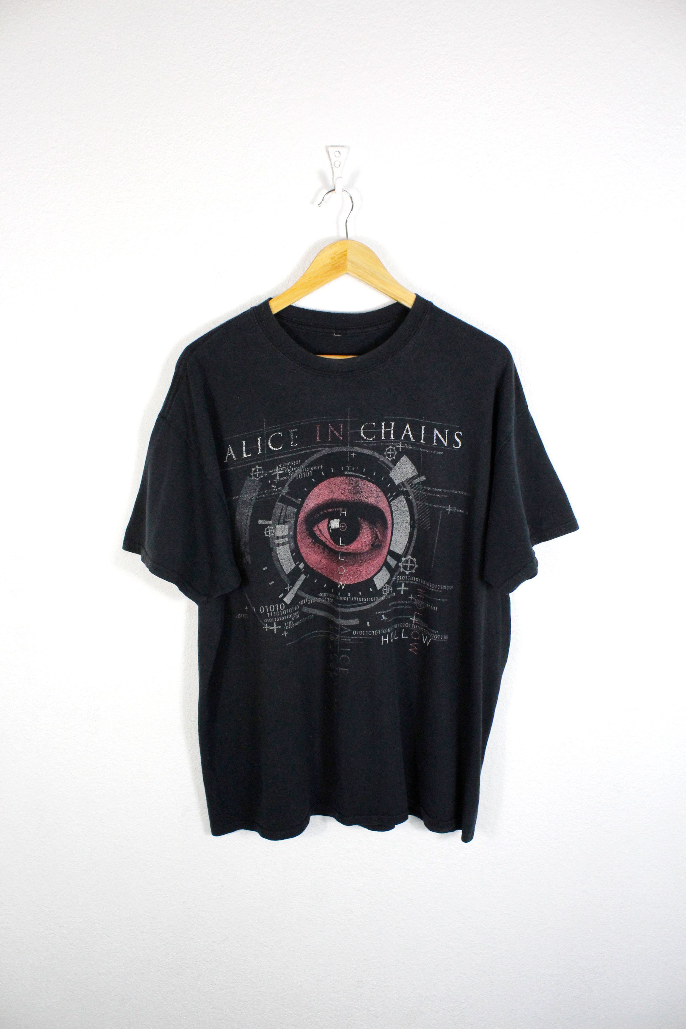 Band Tees Alice In Chains Hollow Merch Graphic Print Tee T Shirt Y2k Hoodie, Sweatshirt | FlexRushtees.com