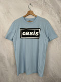 Band Tees Oasis Rock Band Tee Graphic Vintage Logo Baby Blue Y2k Hoodie, Sweatshirt | FlexRushtees.com