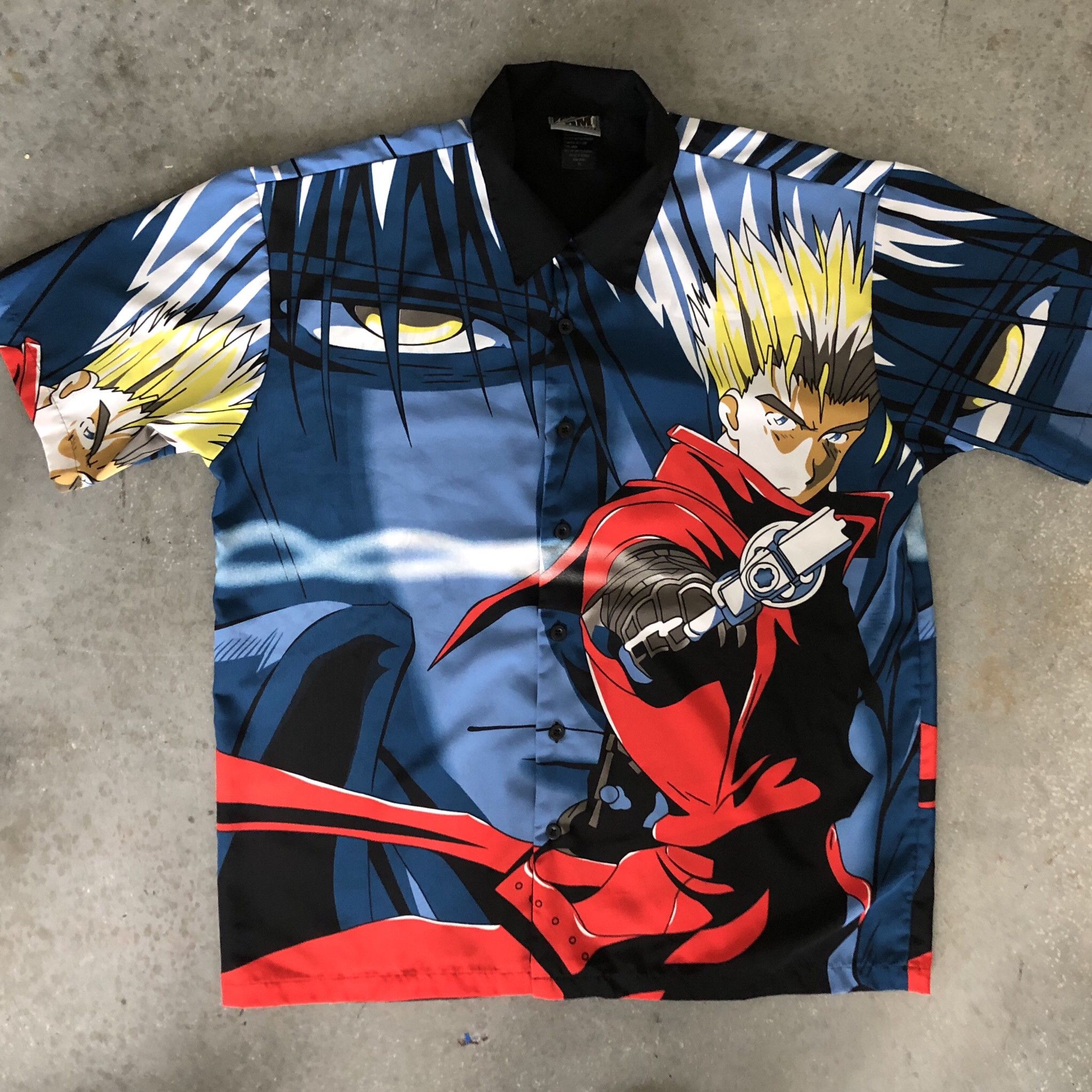 Odm Rare Authentic Trigun Anime Shirt Manga Vintage