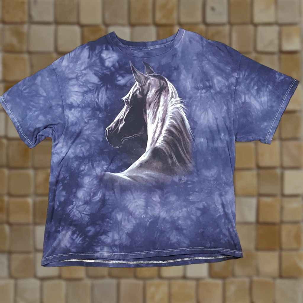 Mountain Vintage The Mountain T Shirt Men S Xl Horse Tie Dye 90s Y2k Nature Animal Outdoor Retro