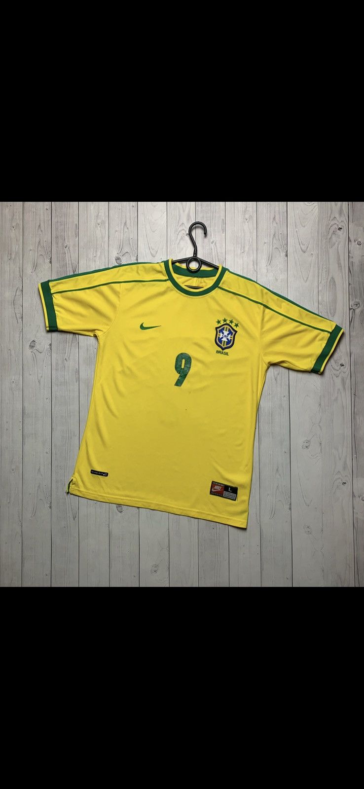 Vintage Rare Soccer Tee Brazil Logo 9 Yellow Hoodie, Sweatshirt | FlexRushtees.com