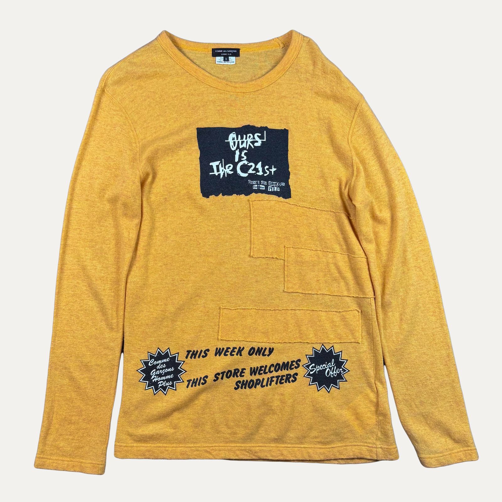 Comme Des Garcons Homme Comme Des Garcon Wool Sweatshirt