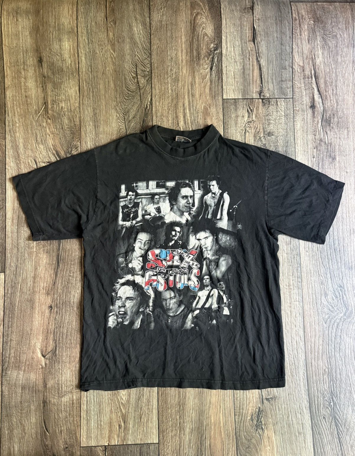 Vintage 90s Sex Pistols T Shirt Uk Punk Rock Sid Vicious Xl Hoodie, Sweatshirt | FlexRushtees.com