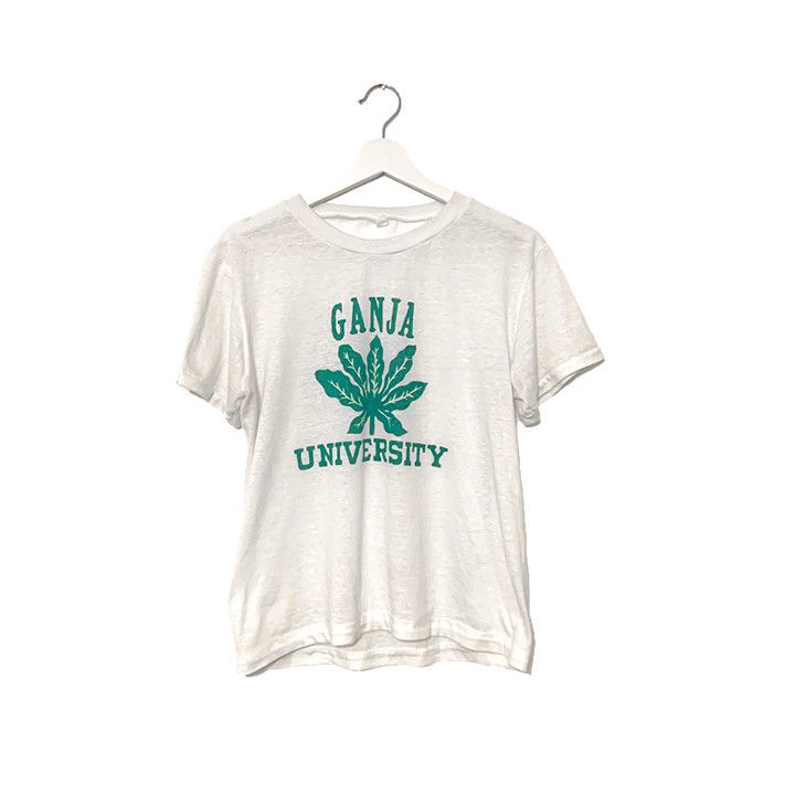 Vintage 70s Ganja University Tee Hoodie, Sweatshirt | FlexRushtees.com