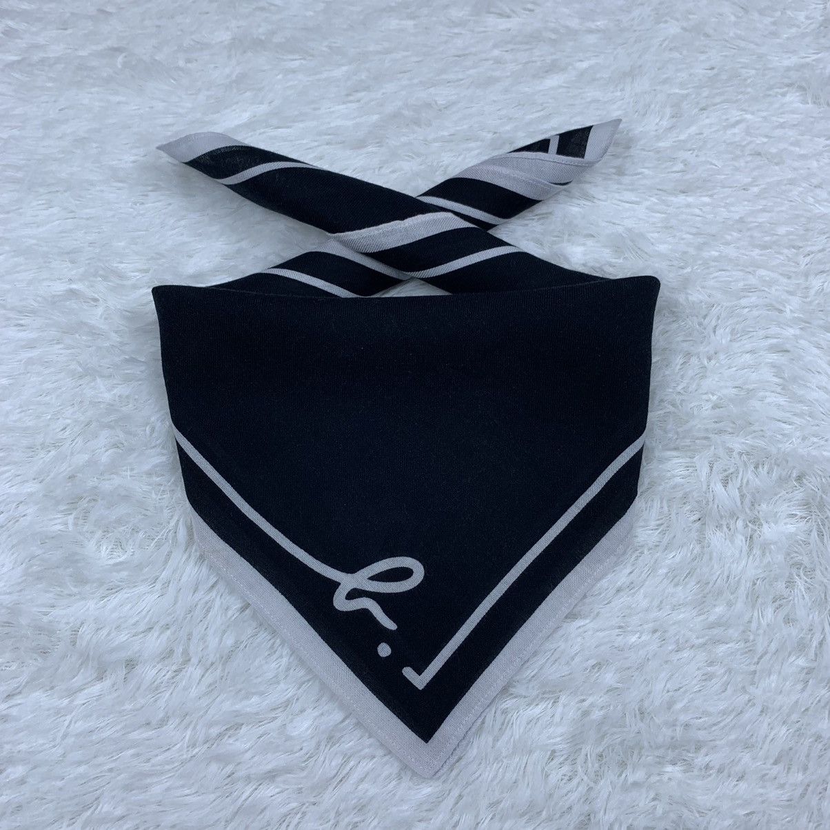 B Agnes B Handkerchief Handky Bandana Pocket Quare Smal Logo