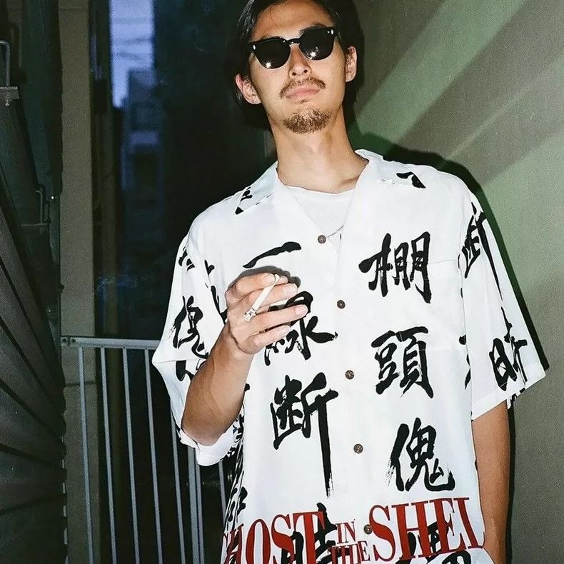 Ghost In The Shell Short Sleeve Shirt Dmc