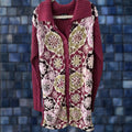 Vintage Childrens Place Girl S Cardigan Size 7 8 Purple Granny Square Crochet Sweater