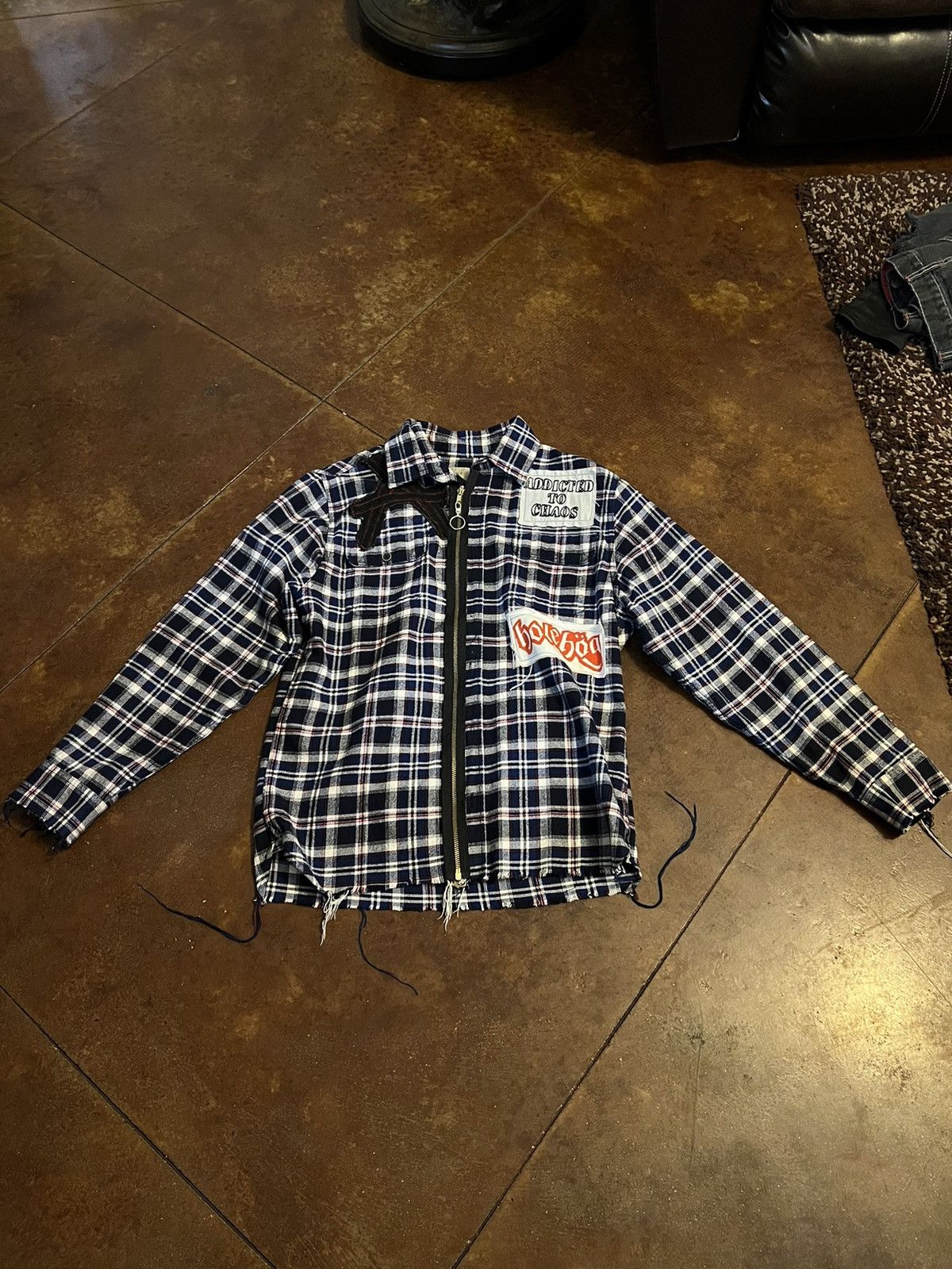 Dover Street Market Custom Patchwork Flannel