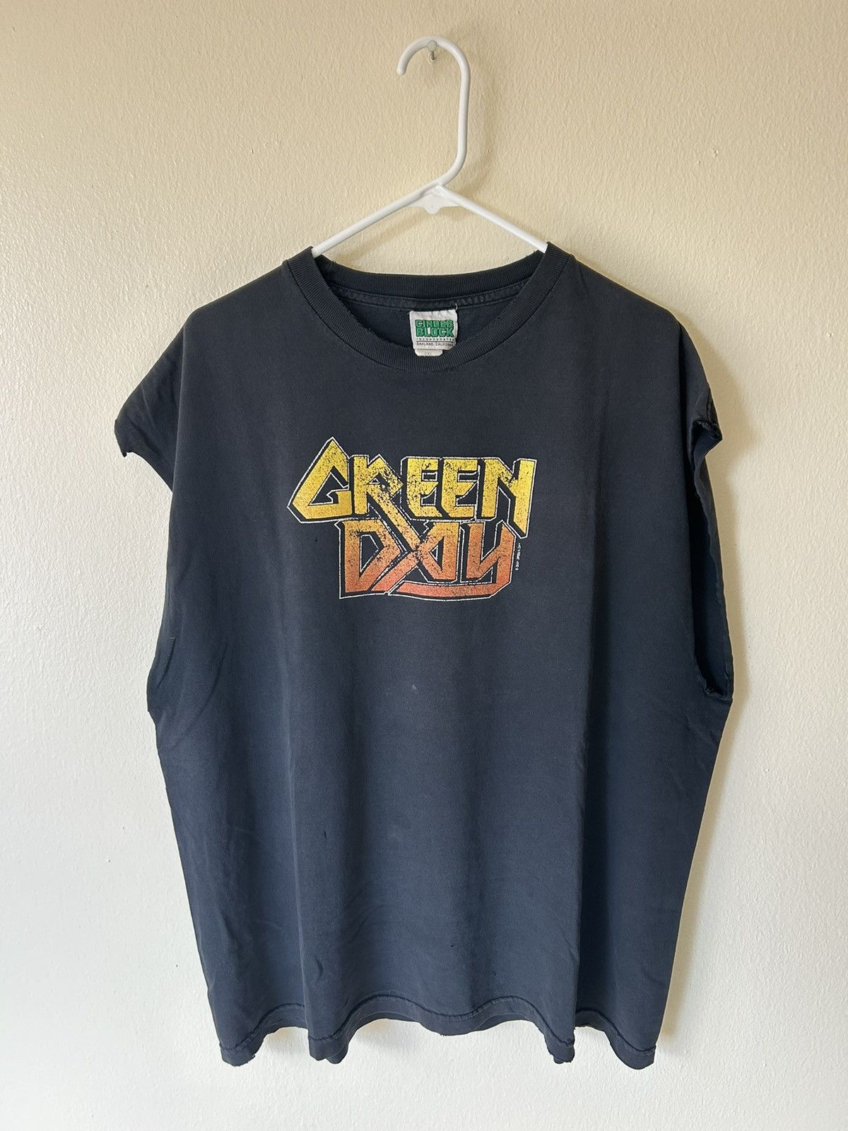 Band Tees Vintage Green Day Tank Hoodie, Sweatshirt | FlexRushtees.com