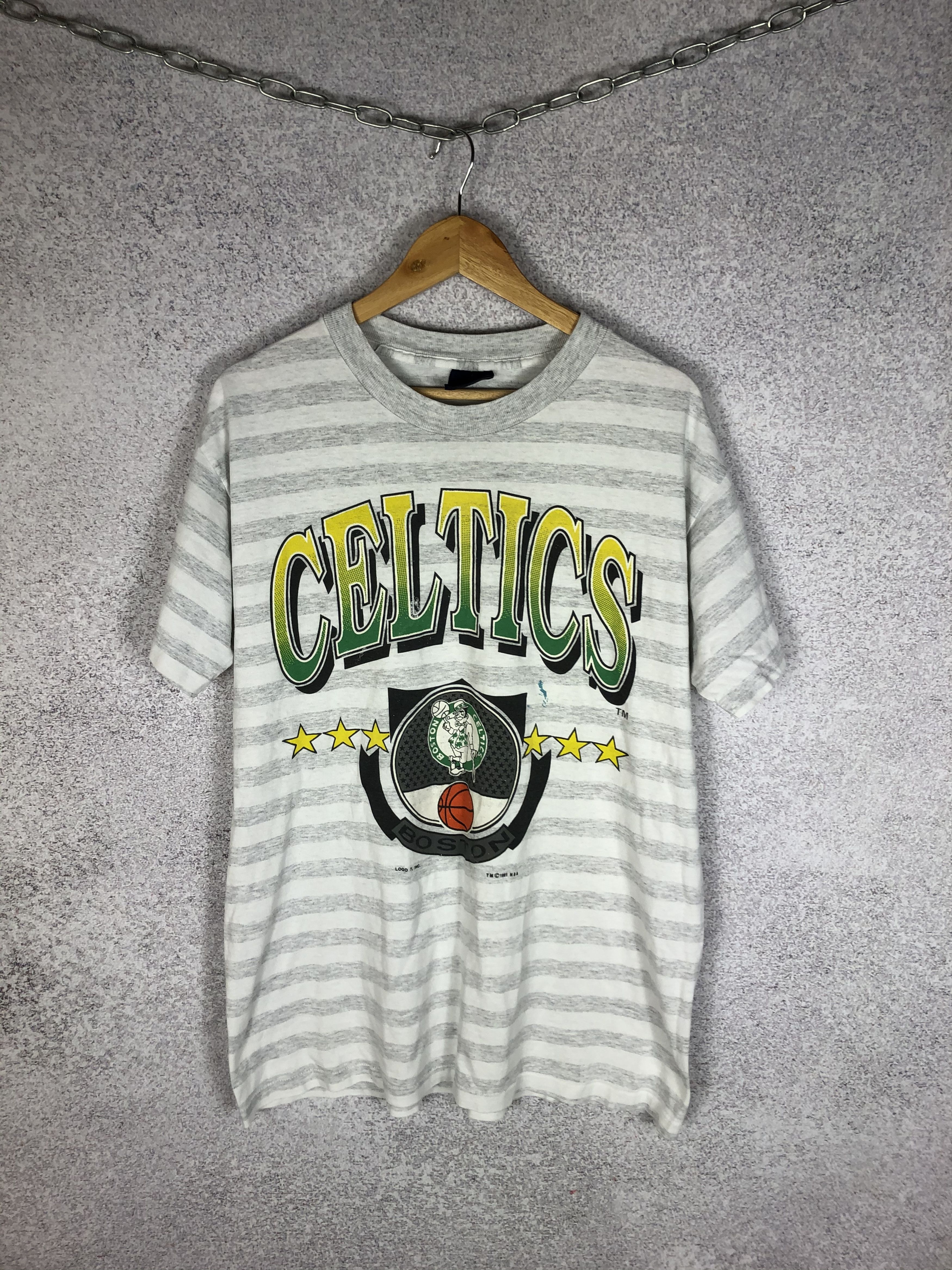 Nba Vintage 1991 Boston Celtics Nba T Shirt Made In Usa Tee Hoodie, Sweatshirt | FlexRushtees.com