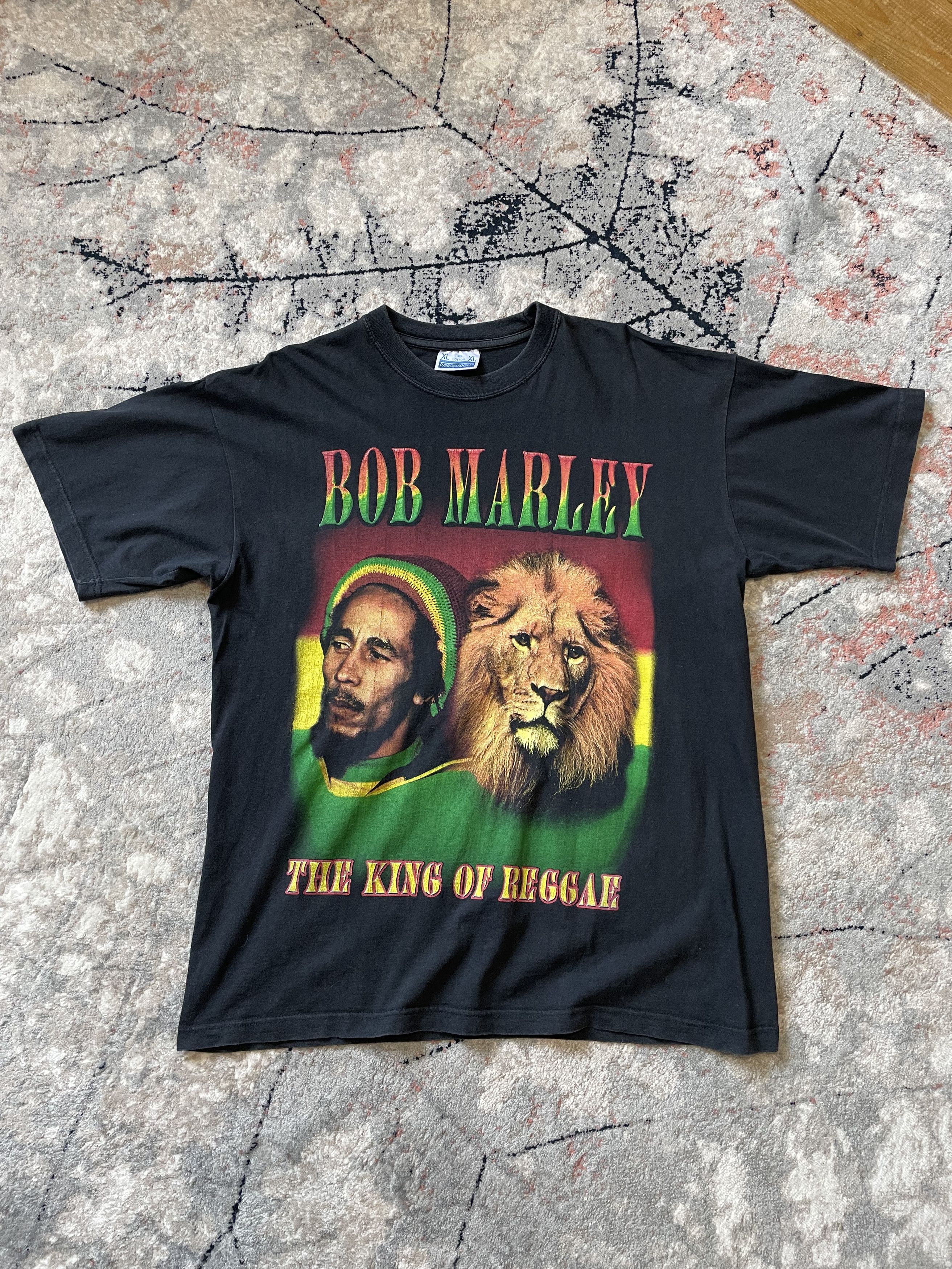 Vintage Bob Marley The King Of Reggae T-Shirts, Hoodie, Sweatshirt | FlexRushtees.com