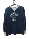 Vintage Rare 50s 60s Inspired Single V Indigo Blue Longmeadow Mass
