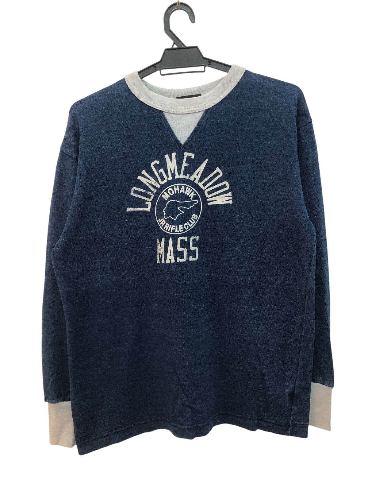 Vintage Rare 50s 60s Inspired Single V Indigo Blue Longmeadow Mass