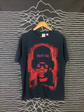Rap Tees Eazy E Of N W A Gangsta Rap Over Print By United Athle Tee Hoodie, Sweatshirt | FlexRushtees.com