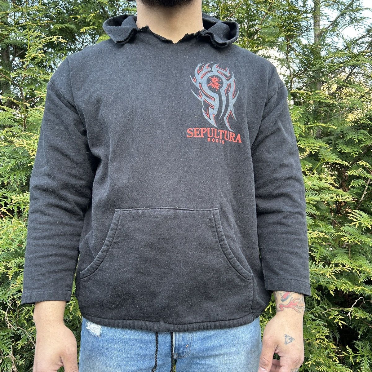 Vintage 90s Sepultura Bloody Roots Hoodie T-Shirts, Sweatshirt | FlexRushtees.com
