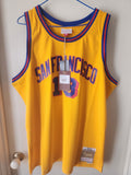 Mitchell Ness Wilt Chamberlain Warriors 62 63 M N Nba Jersey