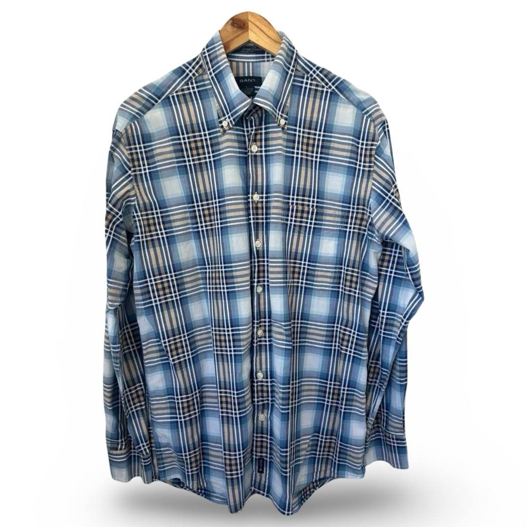 Gant Springs Poplin Shirt Hoodie, Sweatshirt | FlexRushtees.com