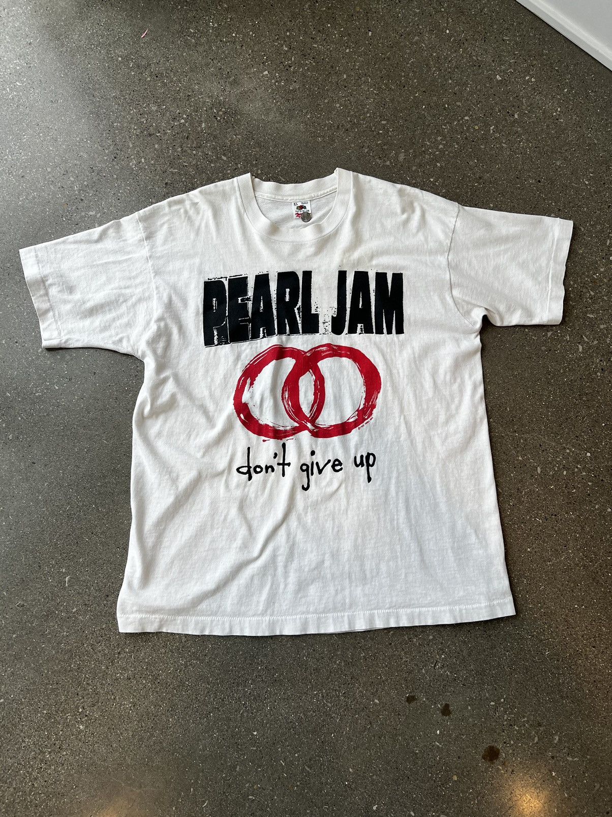 Band Tees Vintage 1992 Euro Tour Pearl Jam Don T Give Up Tee Hoodie, Sweatshirt | FlexRushtees.com