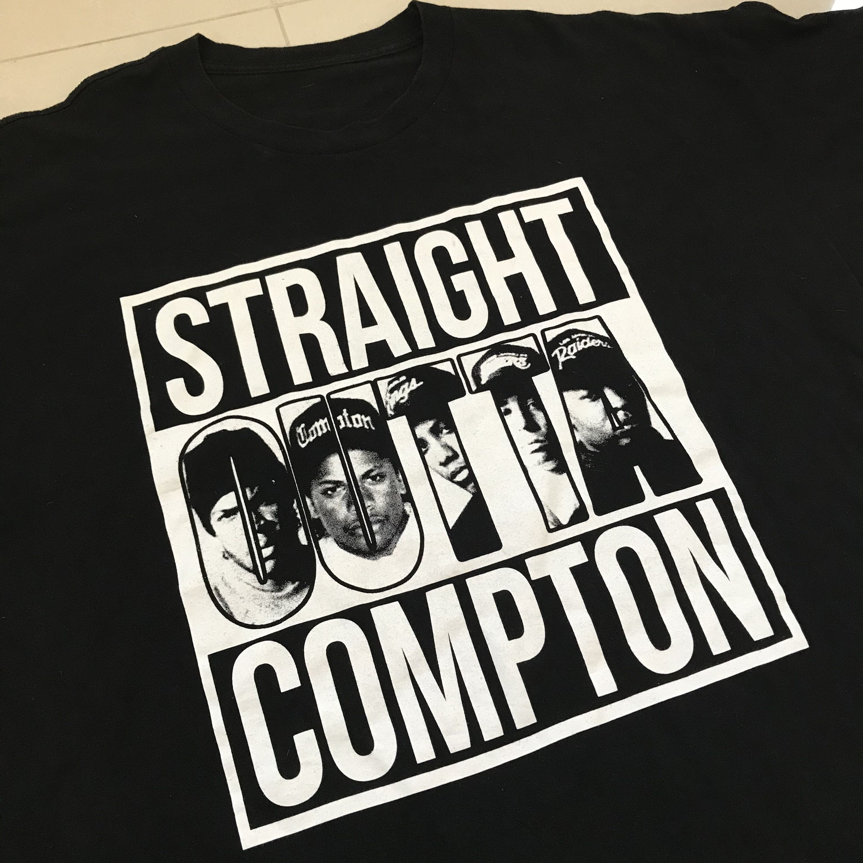 Rap Tees Straight Outta Compton N W A T Shirt Hoodie, Sweatshirt | FlexRushtees.com