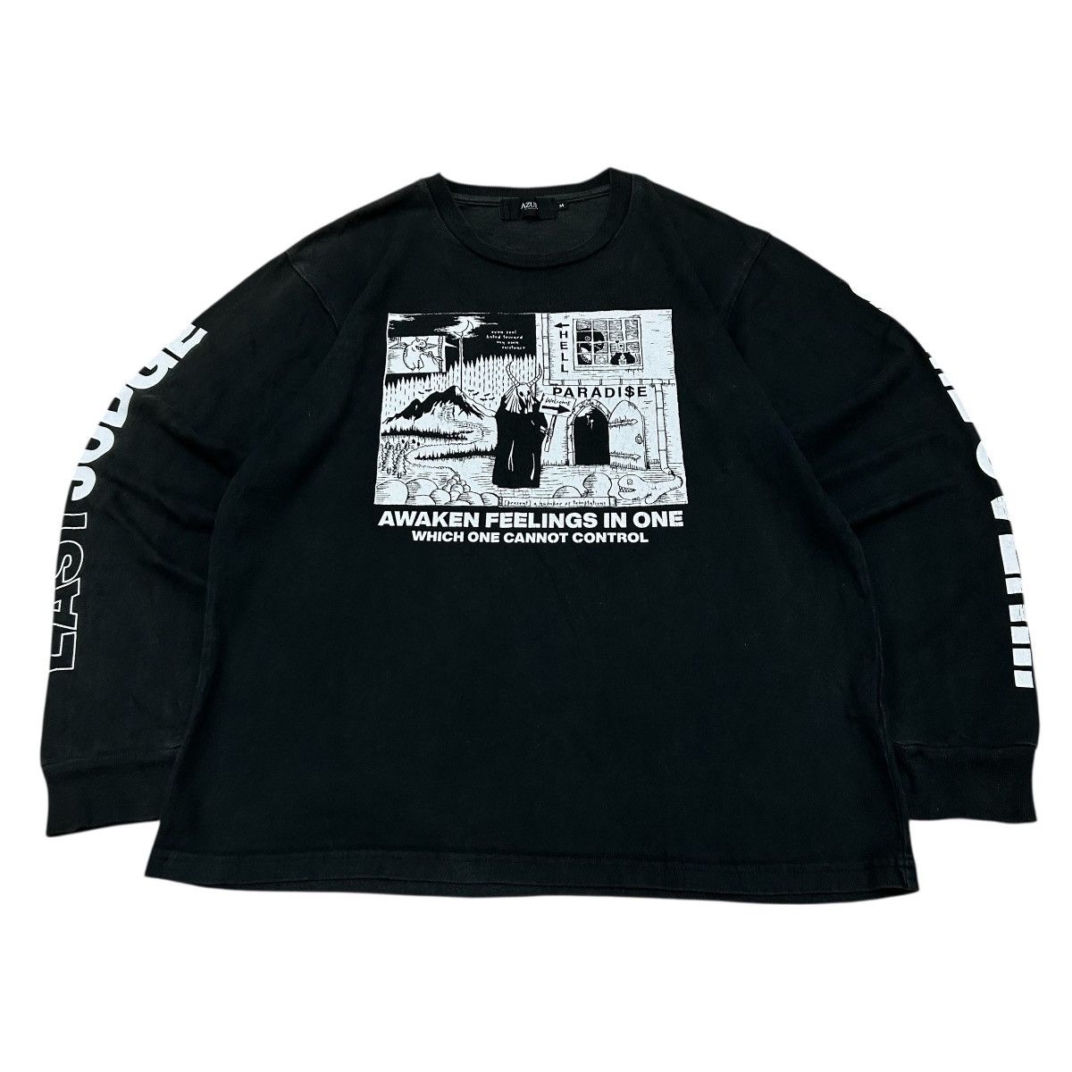 Brand Vintage Japanese Azul By Moussy Graphic Tshirt Hoodie, Sweatshirt | FlexRushtees.com