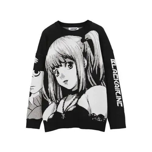 Japanese Brand New Anime Death Note Knitwear Jumper Sweatshirt