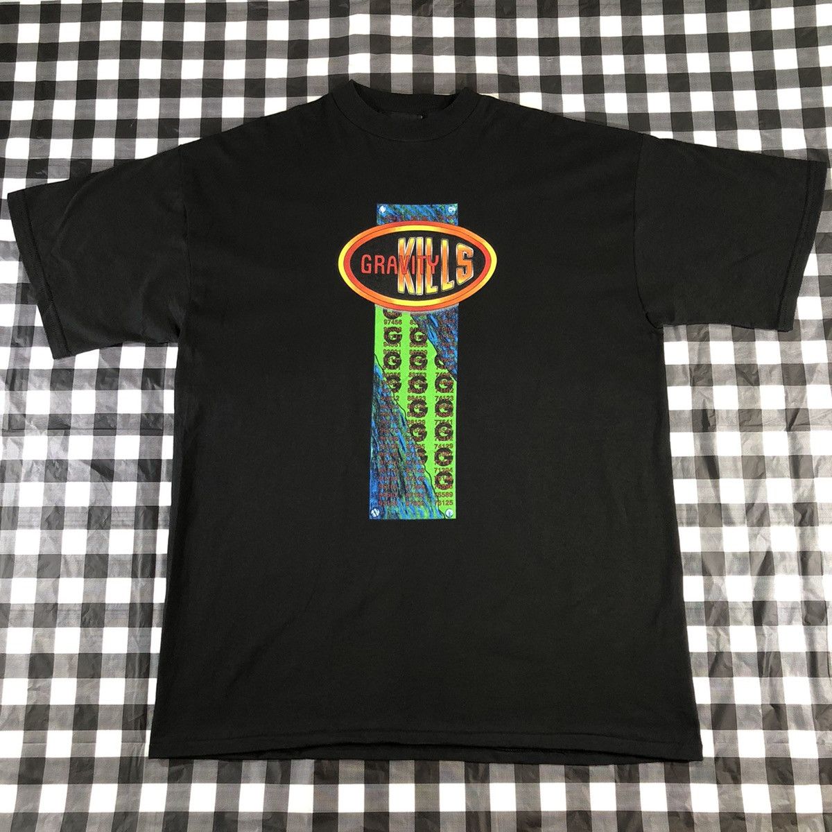 Giant X Vintage Gravity Kills Numbers Rock Band Vintage Tour T Shirt