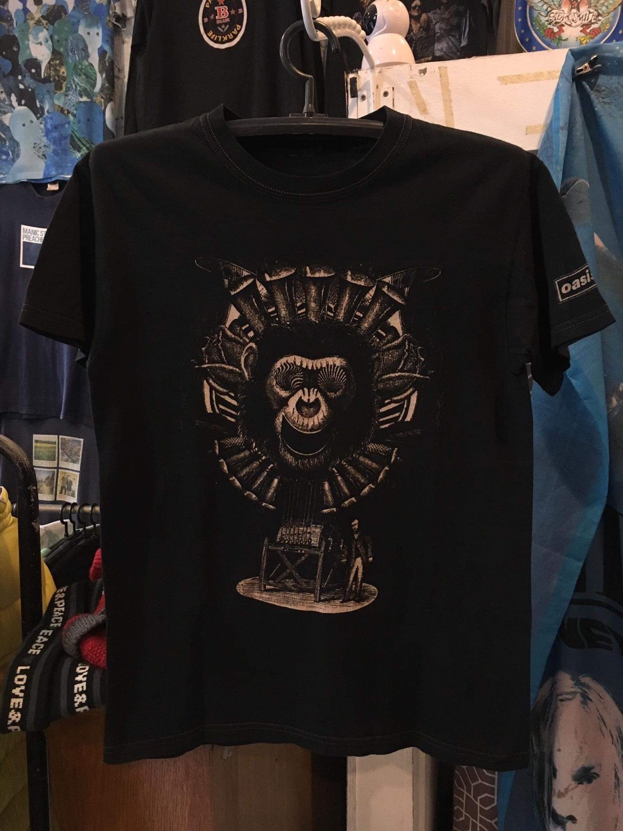 Vintage Oasis T Shirt Sz S Hoodie, Sweatshirt | FlexRushtees.com