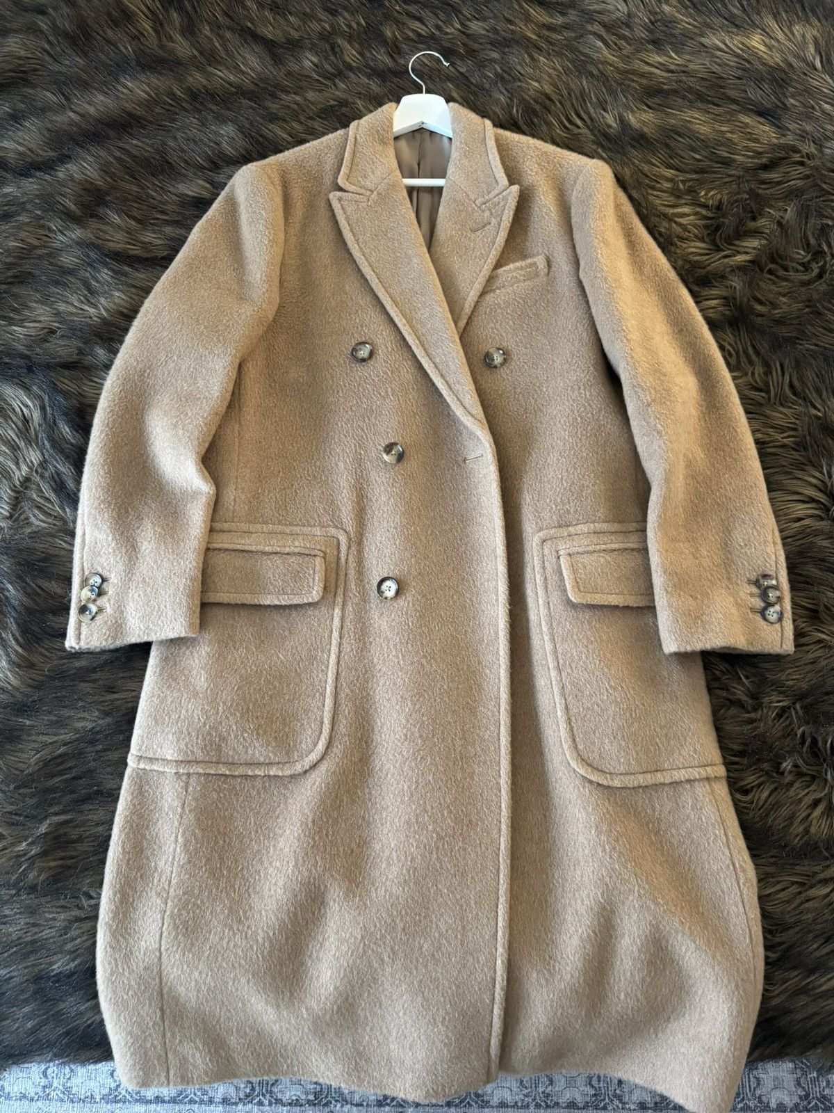 Monaco Club Monaco Double Breasted Camel Overcoat Wool Cashmere T-Shirts, Hoodie, Sweatshirt | AU16VibeMintTees.com
