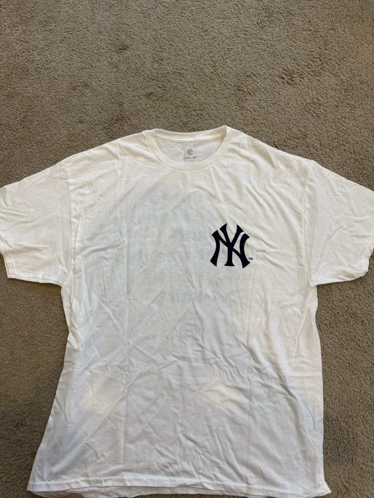 Mlb Eric Emanuel X Mlb Ny Yankees Tee Shirt Xl Hoodie, Sweatshirt | FlexRushtees.com