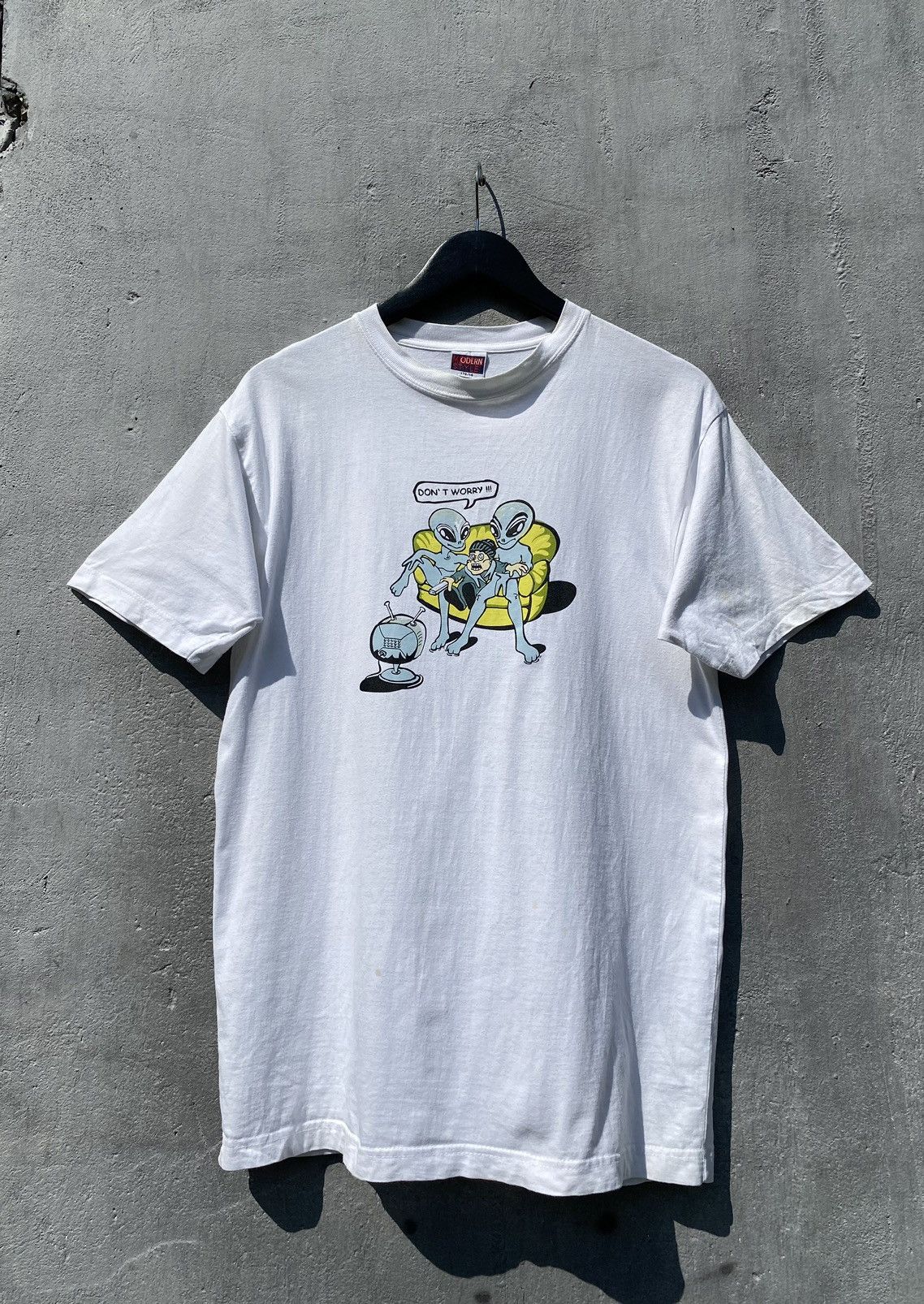 Vintage Vtg Aliens Band Enslaved A Human Tee T Shirt Hoodie, Sweatshirt | FlexRushtees.com