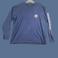 Vines Vineyard Vines Shirt Mens Large L Blue Long Sleeve Cotton Logo Pizza