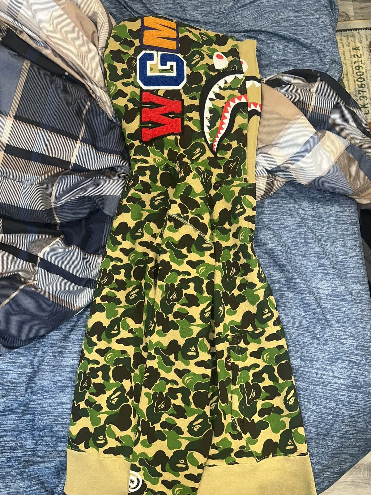 Bape Abc Camo Double Shark T-Shirts, Hoodie, Sweatshirt | FlexRushtees.com
