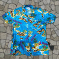 Vintage Tropical Fashions By Watanmal Bahamas Print Men S Hawaiian Shirt L Shirt