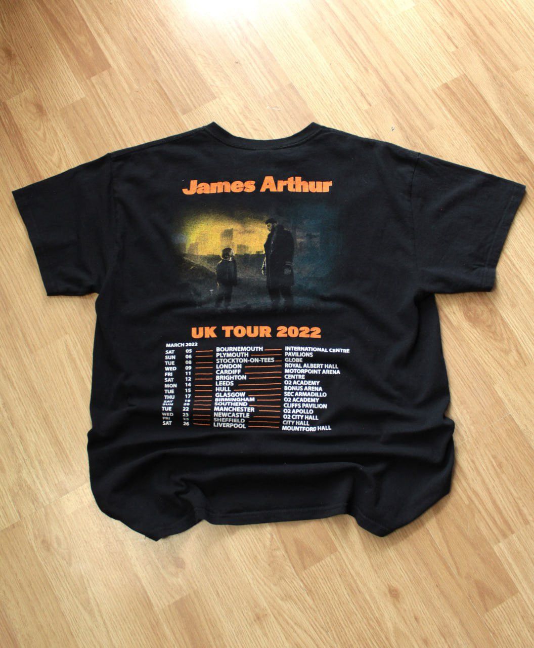 Band Tees James Arthur 2022 Uk Tour Rare T Shirt Hoodie, Sweatshirt | FlexRushtees.com