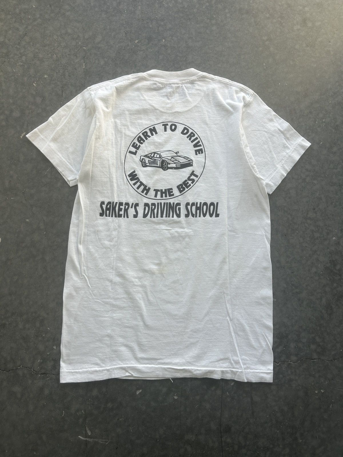Vintage 80s Lamborghini Driving School Graphic Tee Hoodie, Sweatshirt | FlexRushtees.com