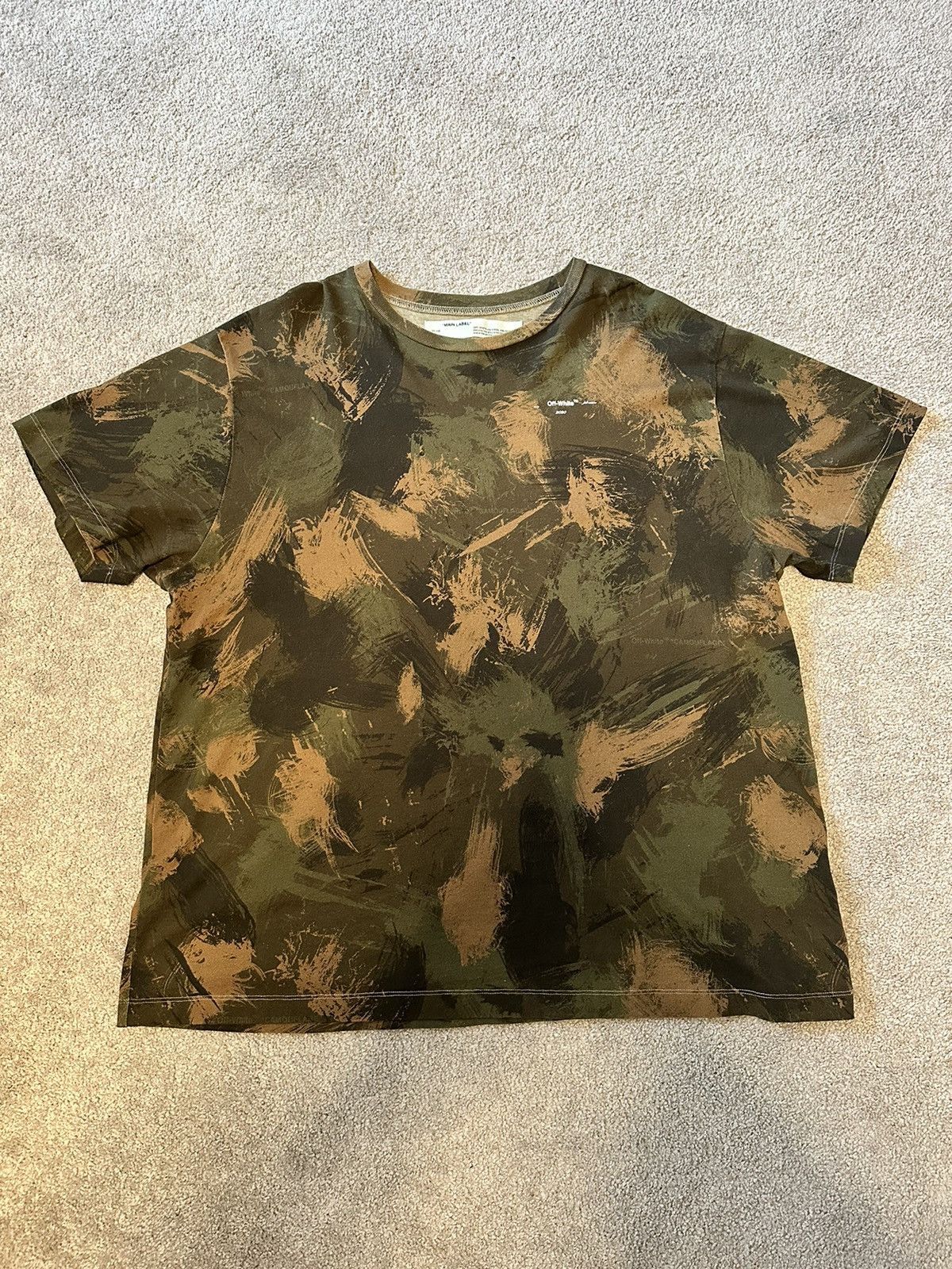 White Camo Off White Tee 2020 Collection Hoodie, Sweatshirt | FlexRushtees.com