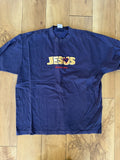 Vetements Jesus Loves You Embroidered Oversized Tshirt Hoodie, Sweatshirt | FlexRushtees.com