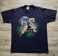Vintage Jerzees Owl In Tree Shirt Rare