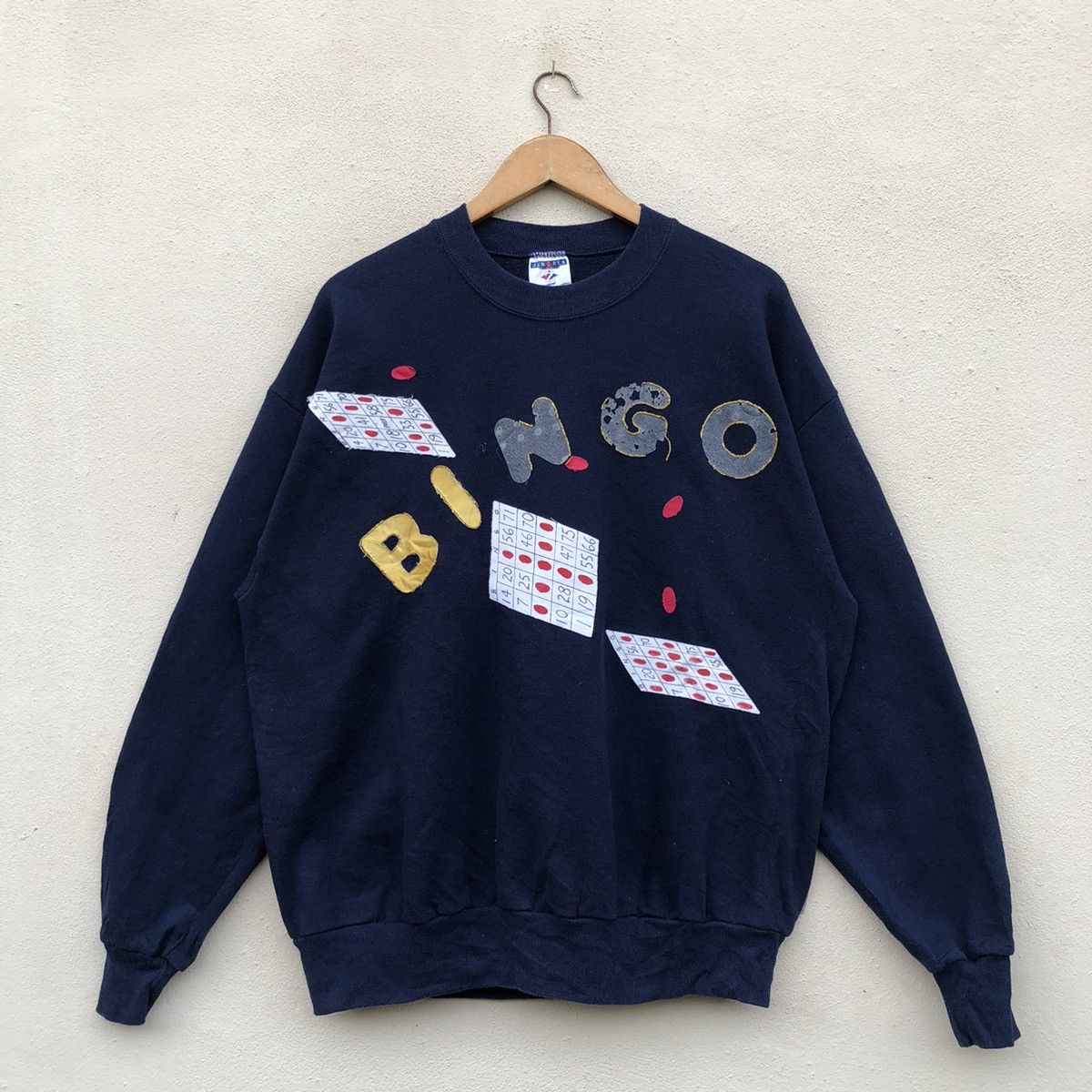 Vintage Jerzees Bingo Games Sweatshirt