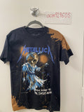 Bleached Metallica Tee Hoodie, Sweatshirt | FlexRushtees.com