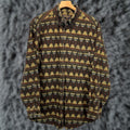 Large Mens Aztec Southwest Blanket Flannel