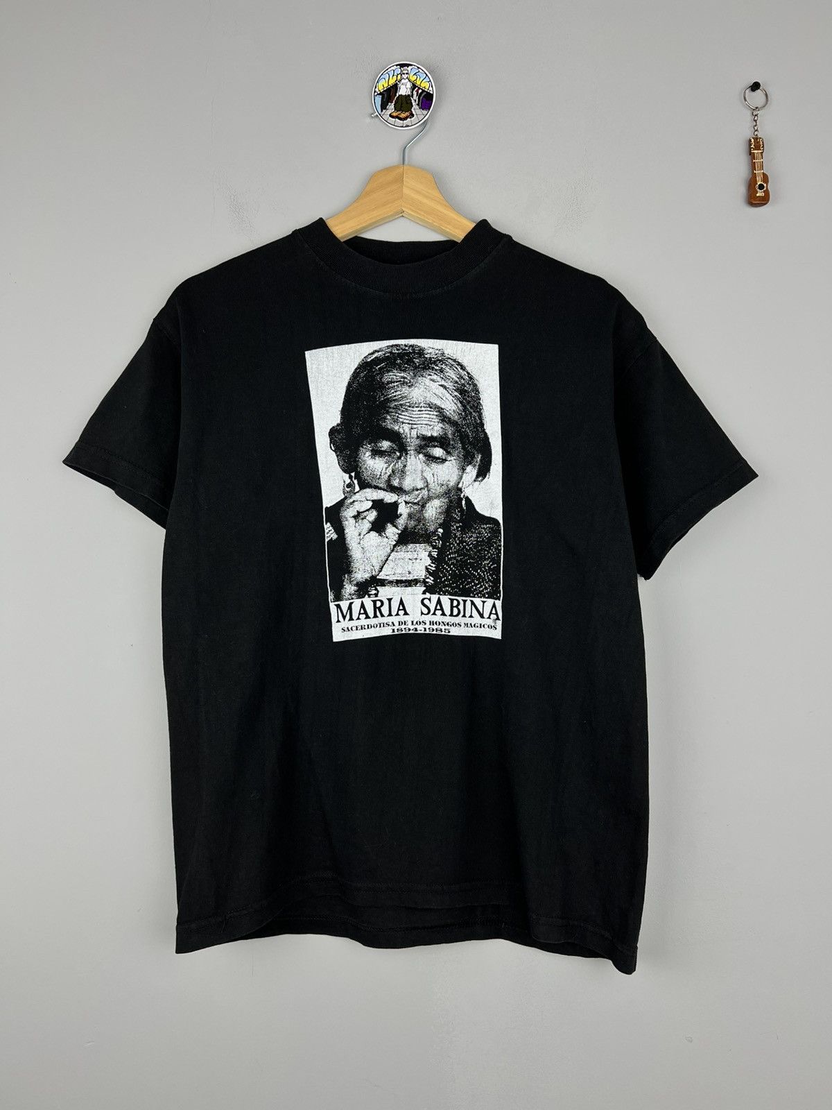 Vintage Maria Sabina Smoking Mushrooms T Shirt