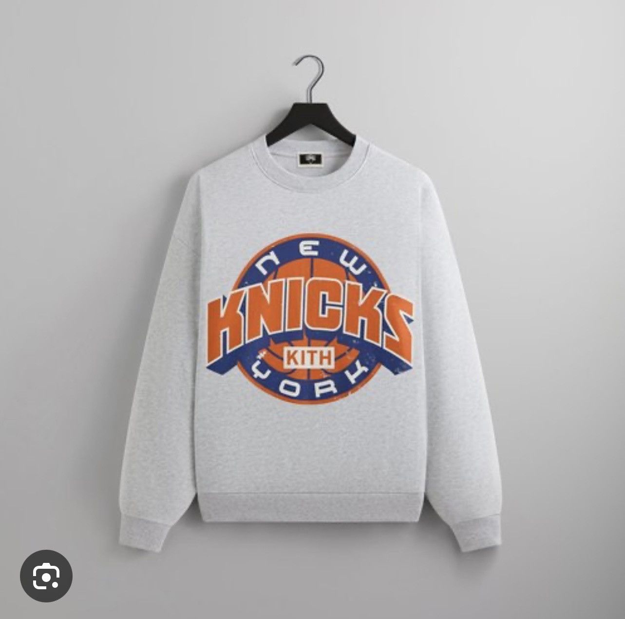 Nba Kith Knicks Showtime Vintage Nelson Crewneck Grey T-Shirts, Hoodie, Sweatshirt | FlexRushtees.com