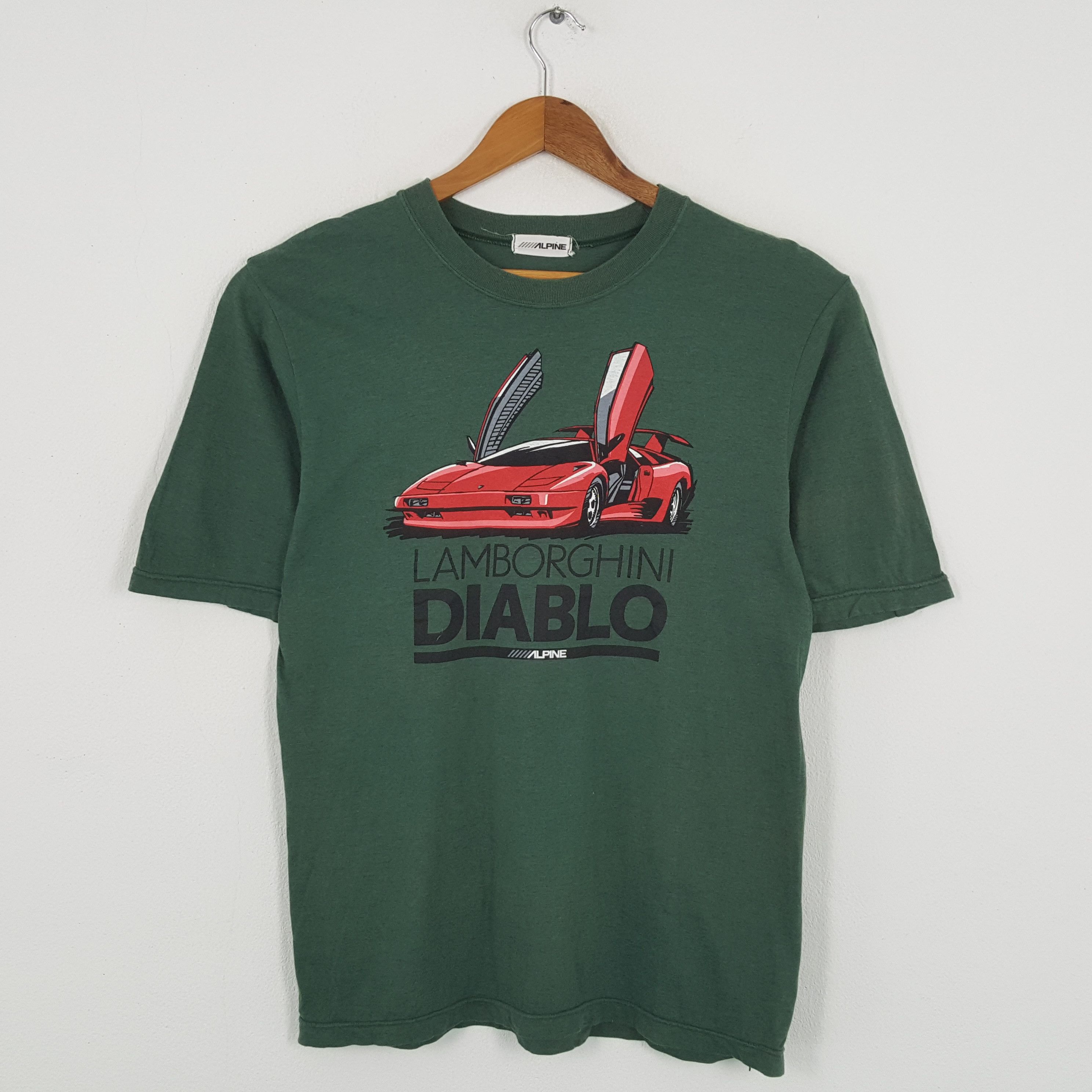 Lamborghini X Vintage Vintage Lamborghini Diablo Alpine Supercar T Shirts